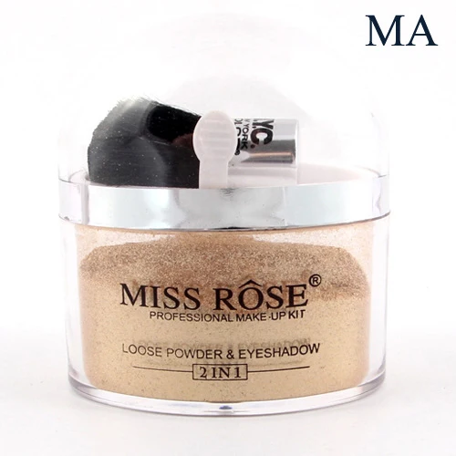 Miss rose make up новая лицевая основа матовая покрытая россыпью минеральная контурная пудра для лица макияж - Цвет: golden