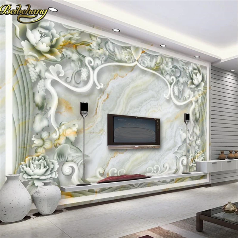 Европейский мраморный крупный обои 3d Custom Mural для стен 3 d Hotel Bar Ceiling Wallpaper Photo Murals on.