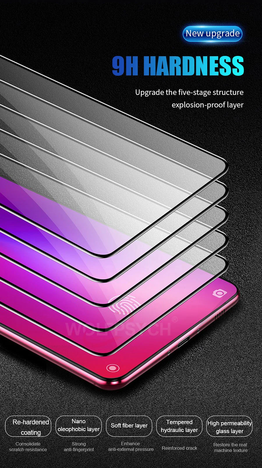 6D 9H полное покрытие из закаленного стекла для Xiaomi mi 9T Red mi K20 Pro Защитная пленка для экрана для Xiaomi mi A3 CC9E CC9 полное клеевое стекло