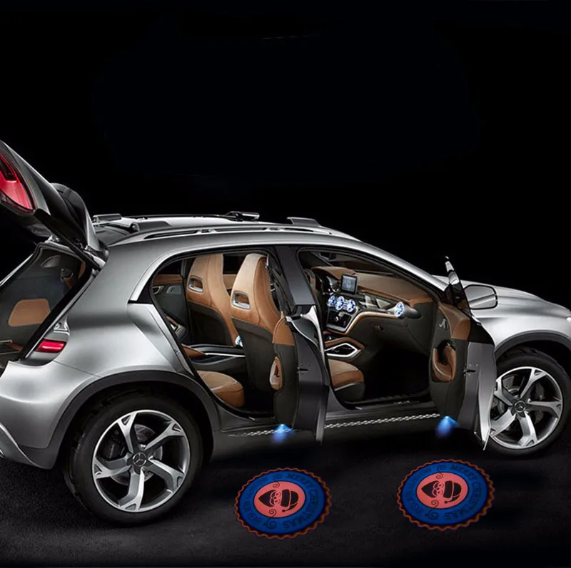 1 шт. Автомобильный логотип приветсветильник беспроводной Рождественский