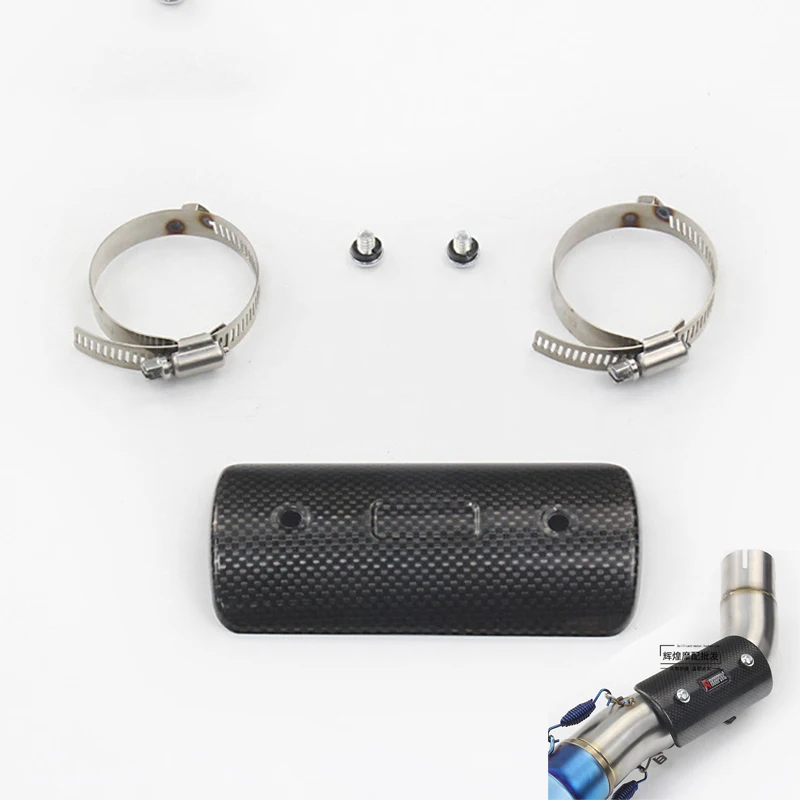 Мотоцикл глушитель Akrapovic крышка из углеродного волокна Цвет протектор тепловой