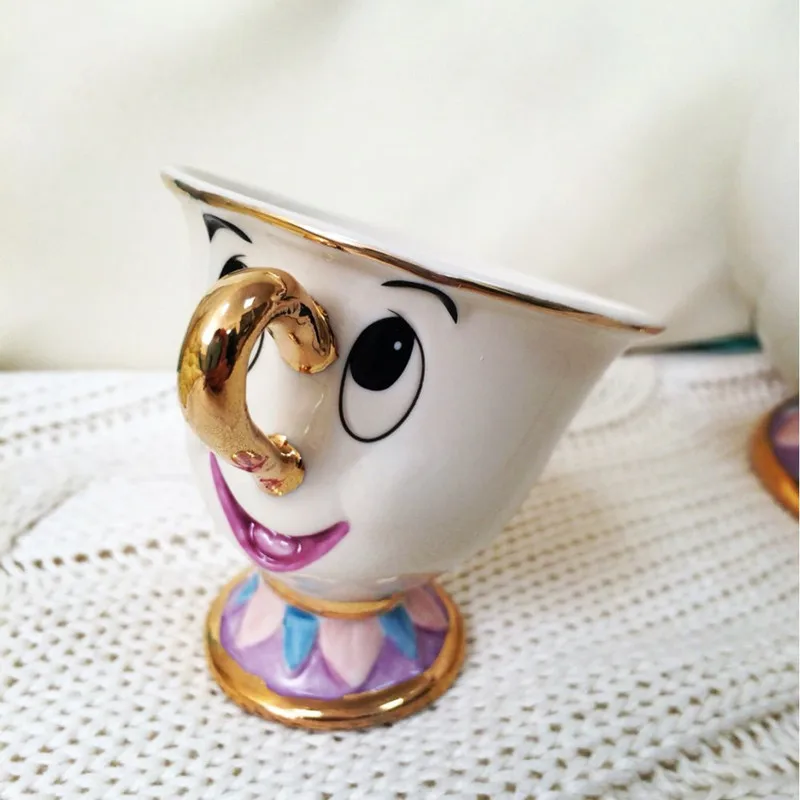 Старый стиль Красота и чудовище Mrs Potts'son: только кружка с чипом чашка для чая