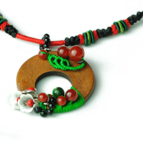 Бесплатная доставка идиллический цветок сливы бусины из натурального камня