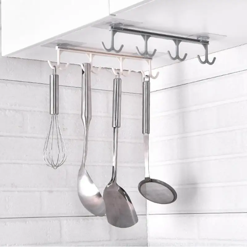 Шкаф для хранения кухонного шкафа полка подвесные крючки органайзер шкаф одежда