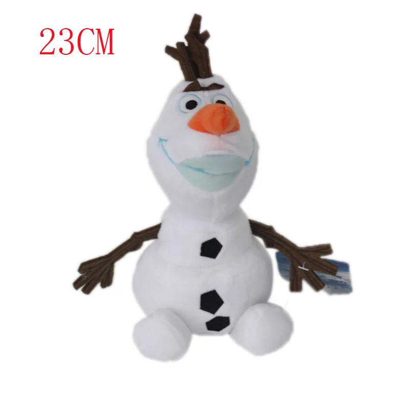 23cm Olaf 23 см/30 см/50 см замороженный Снеговик Плюшевые игрушки в виде Олафа Мягкие плюшевые куклы Kawaii мягкие животные для детей рождественские подарки Brinquedo - Цвет: 23cm Olaf