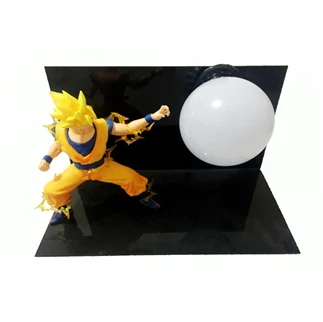 J Dragon Ball Son Goku Strength bombes Luminaria светодиодный ночник праздничный подарок номер декоративный светодиодный светильник в ЕС США Plug - Испускаемый цвет: J