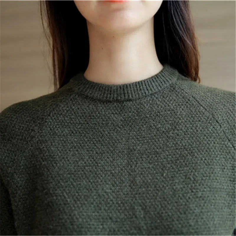 Korean Knitwear Women Sweater Autumn New Female Big Size Long Sleeve Womans Pullover Tops Harajuku Oversized Coat | Женская одежда