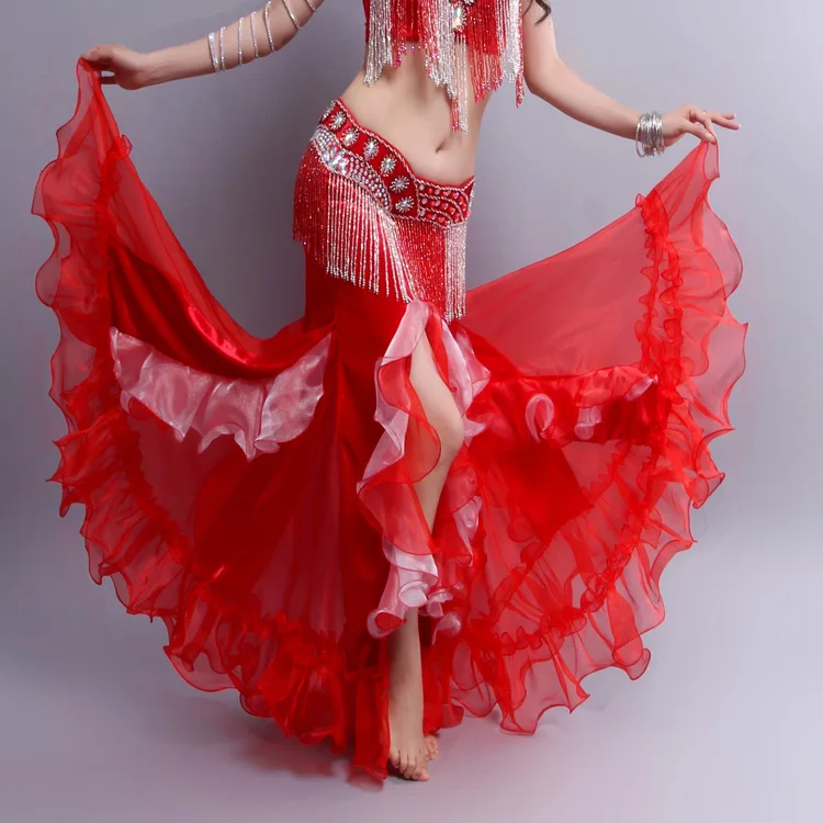 6 видов цветов представление 2017 новая одежда для танца живота сексуальная