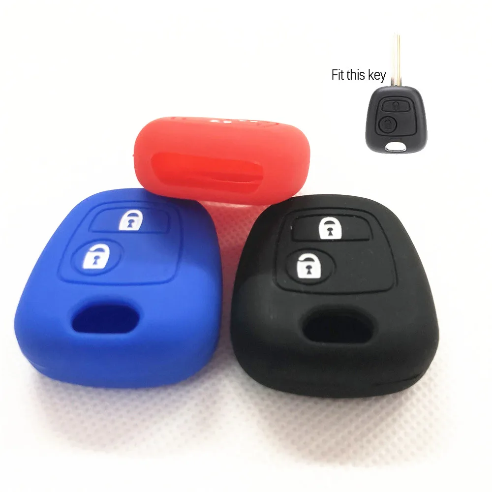 Силиконовый чехол для ключей от машины peugeot 206 307 207 408 Citroen C2 C3 C4 Иран Toyota кожи
