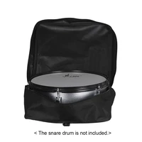 14 inch bag backpack snare drum case with shoulder strap outside pockets black percussion instruments accessories