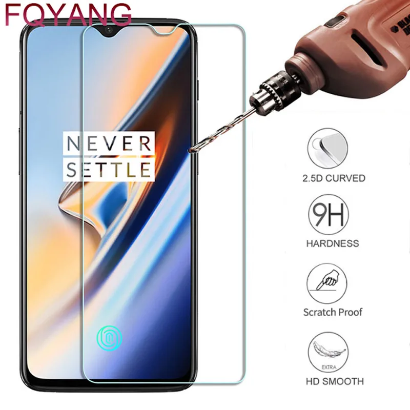 FQYANG 2 шт 9H закаленное стекло для ONEPLUS X 3 3t 5 5T 6T ONEPLUS5 ONEPLUS6 ONEPLUS6T защитное