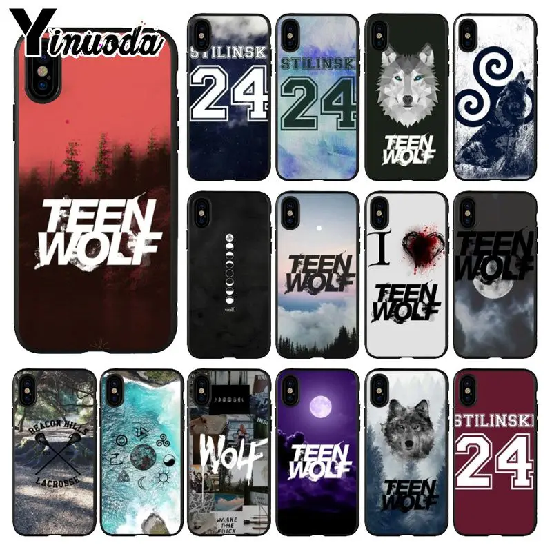 Yinuoda Teen Wolf Stilinski 24 черный мягкий чехол для телефона iPhone X XS MAX 6 6s 7 7plus 8 8Plus 5 5S SE XR |