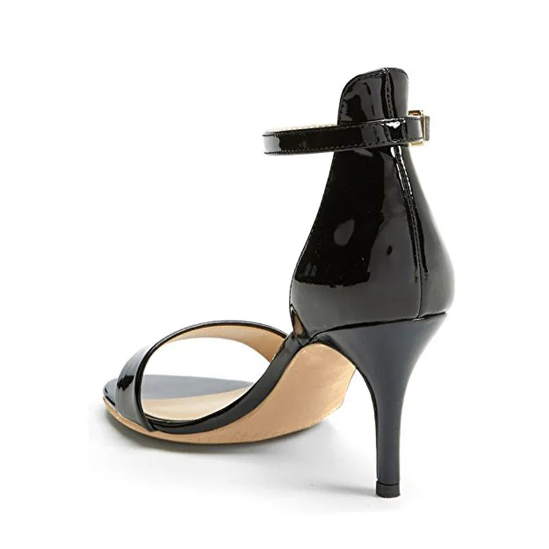 Женские Классические Летние Босоножки с открытым носком туфли на среднем