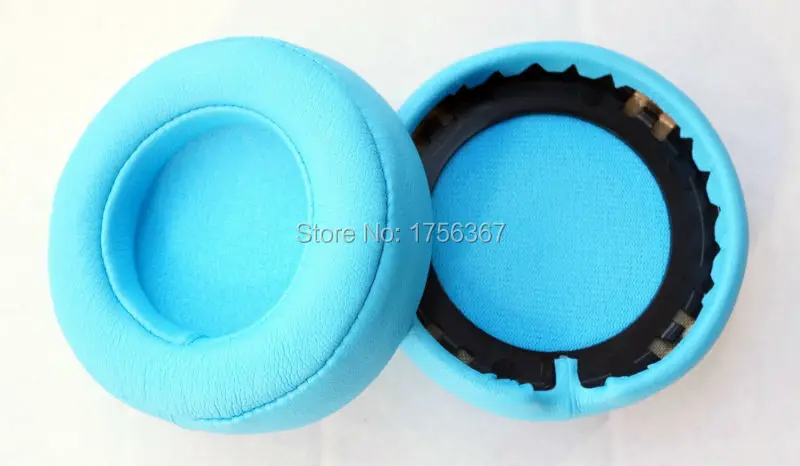 

Replace ear pad for Beats Mixr/Monster Beats Mixr headphones(Earmuffes/ Original cushion) Bright blue Authentic earmuffs