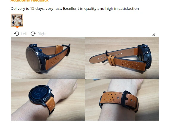 CAPRIE качество Смарт часы кожаный ремешок для HUAMI Amazfit Stratos 2/2S 80706