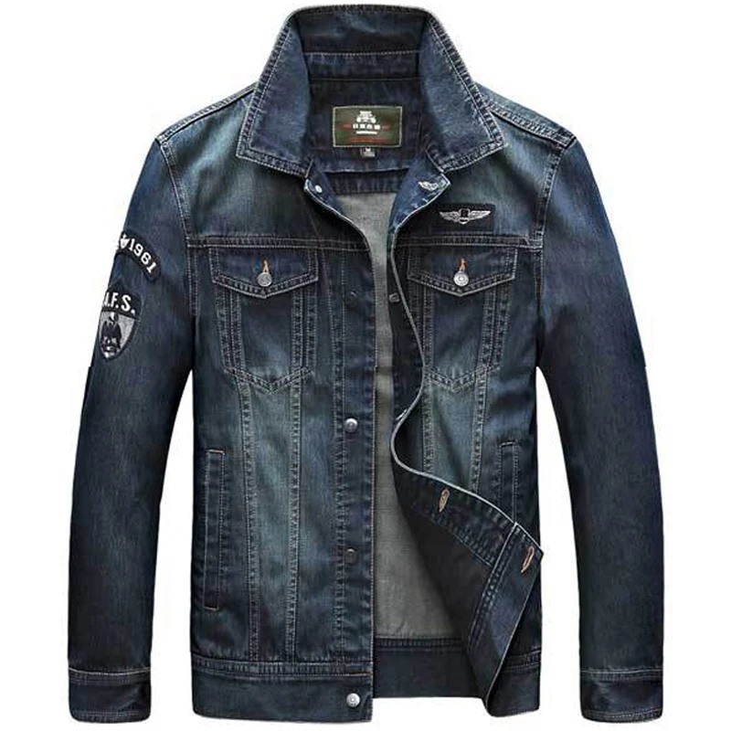 2017 джинсовая куртка Для мужчин AFS джип бренд Демисезонный модные однотонные Цвет