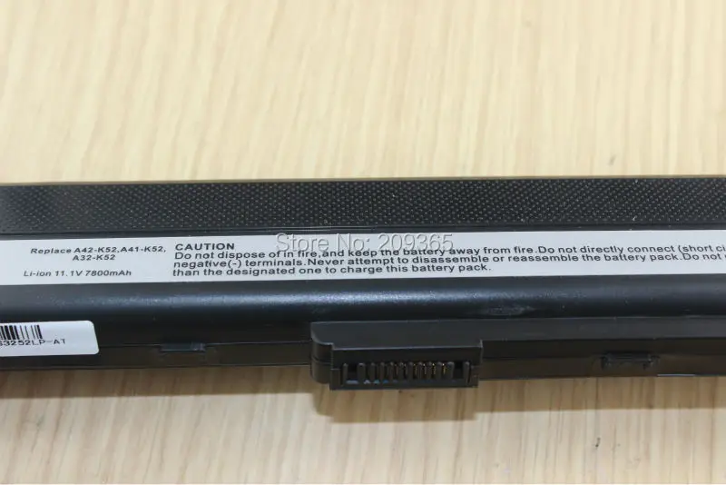 7800 мАч батарея для ноутбука Asus a32 k52 K52D K52DE K52DR K52EQ K52JT K52F K52J K52JB K52JC K52JE K52JK A1 K52JR K52JU