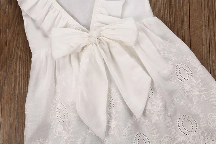 2017 новое кружевное платье с бантом для маленьких девочек вечернее бальное