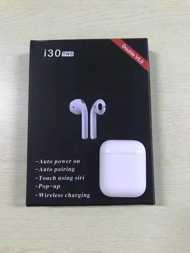 2019 всплывающее окно i30 наушники вкладыши TWS Bluetooth 5 0 4D супер бас Беспроводной