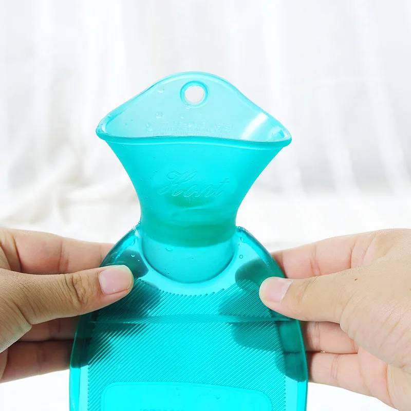 Hot Water Bottle Thick High Density PVC Bag 800ML Hand Warming Bottles Winter Bags 34*11cm |