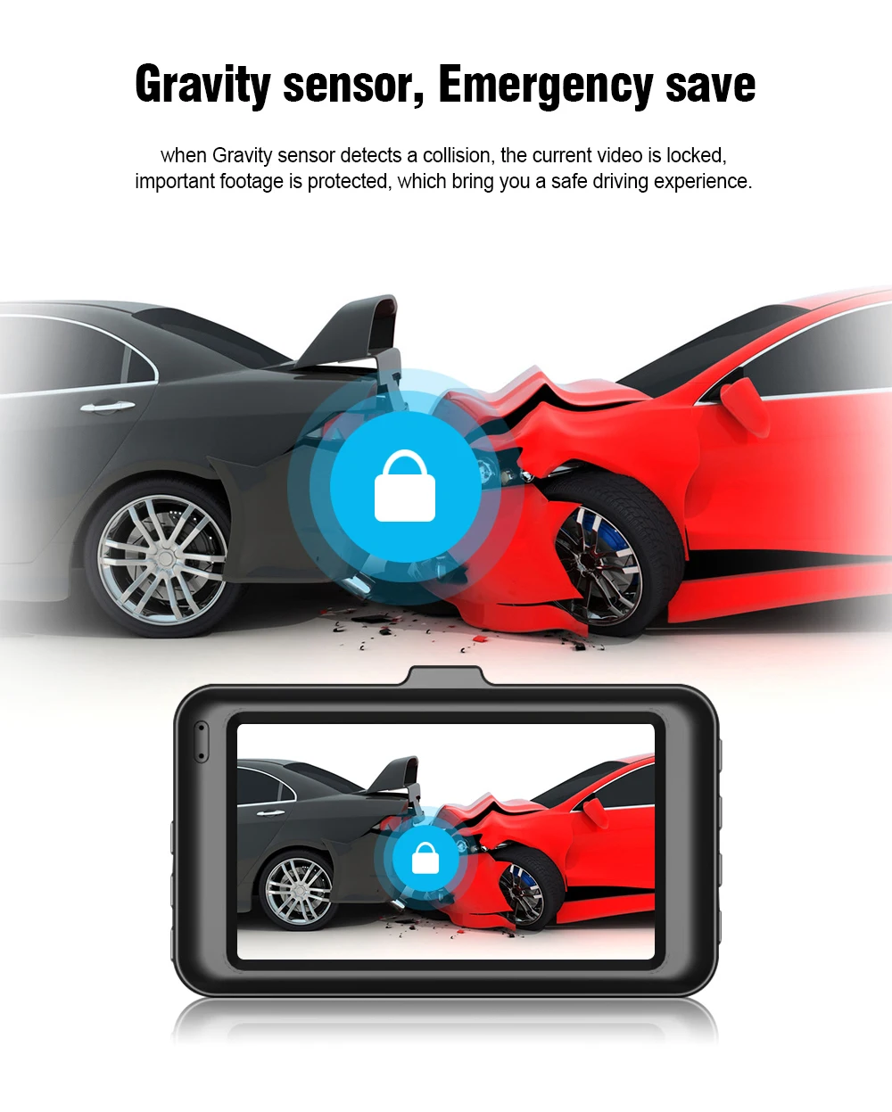 Dash Cam Двойной объектив 3 дюймов Экран T679 Видеорегистраторы для автомобилей HD 1080P Камера приборной панели dvr рекордер Ночное видение авто видео автомобиля зеркало заднего вида