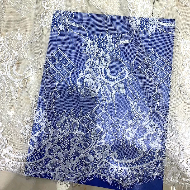 

GLace 3 м/лот 1,5 м широкая белая кружевная ткань для ресниц нижнее белье полые ресницы кружева свадебное Ночное платье украшение TX490