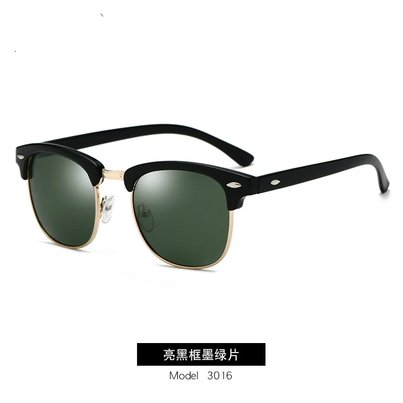 RB3016 Polarized Sunglasses for Men and Women - Semi Rimless Design with UV400 Protection image 4