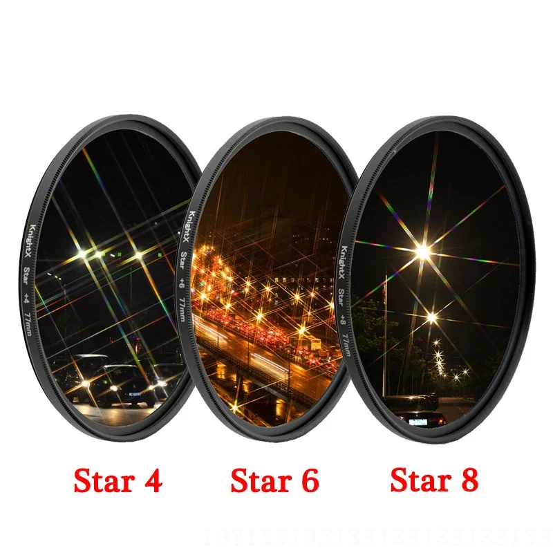 Фильтр объектива камеры Star Line 49 мм 52 55 58 67 72 77 для canon eos sony nikon 500d 1200d фотография 50d