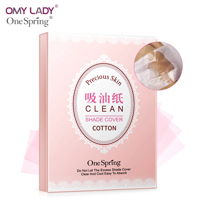 OMY LADY ONE SPRING Blotting простыни детские салфетки для удаления излишка масла Макияж