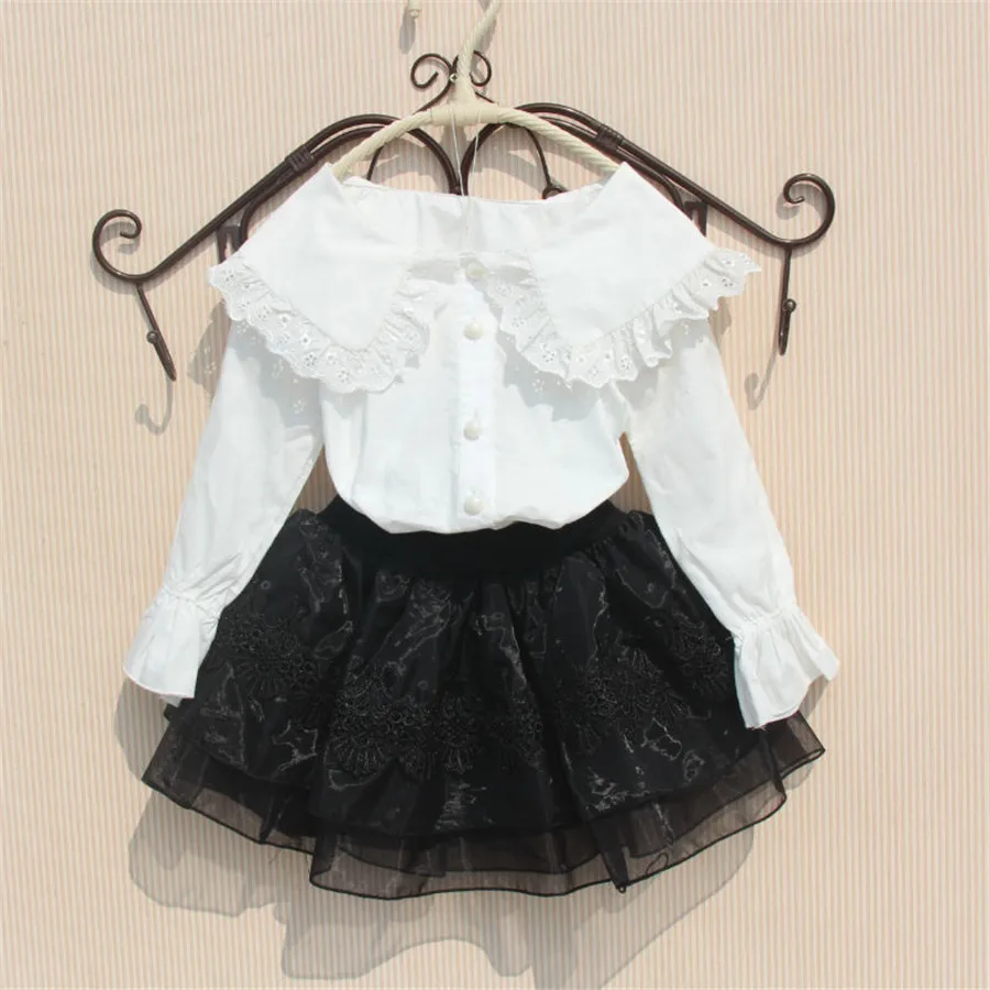 Коллекция Лето Осень 2019 года топ для маленьких девочек блузка детская одежда