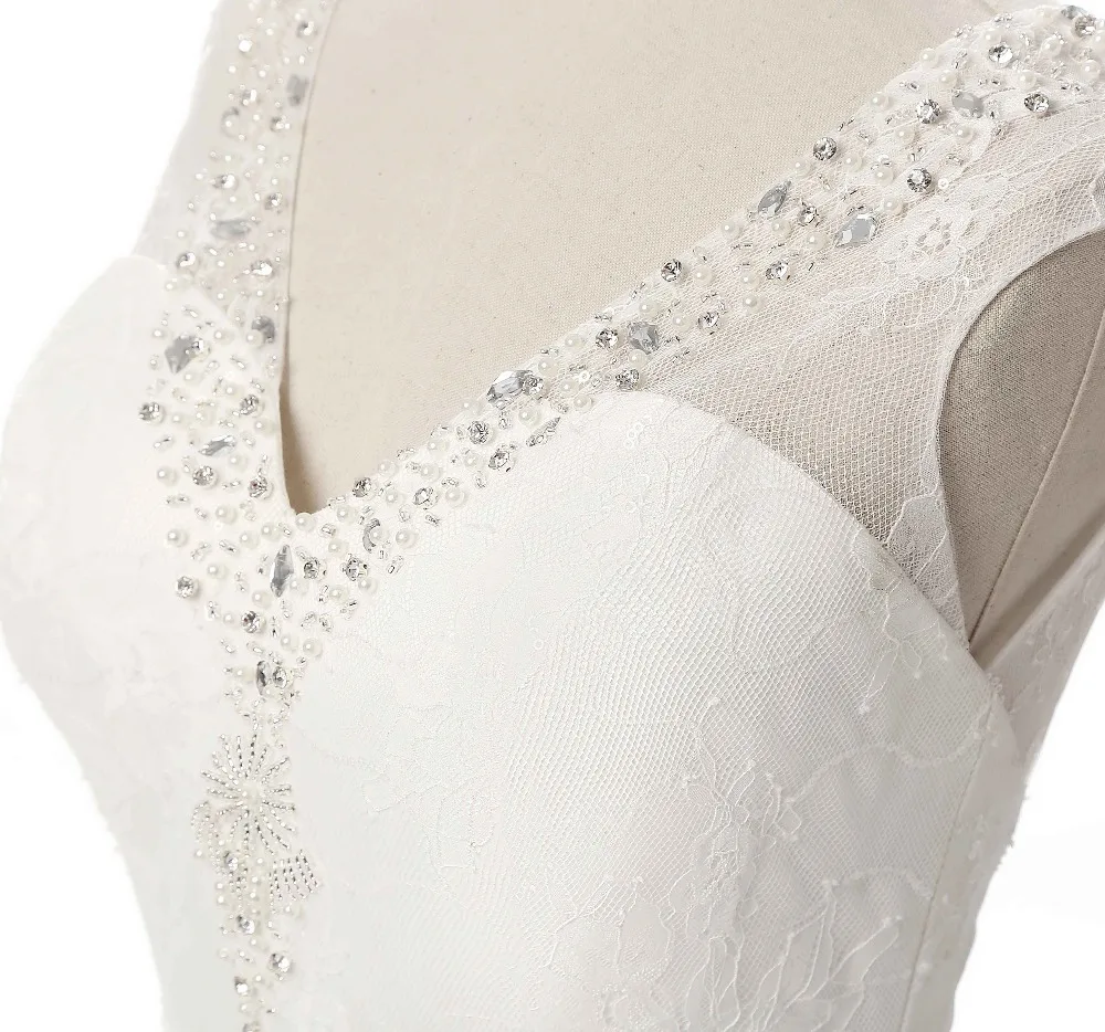 Женское свадебное платье с юбкой годе V образным вырезом без рукавов|bridal gown|fashion