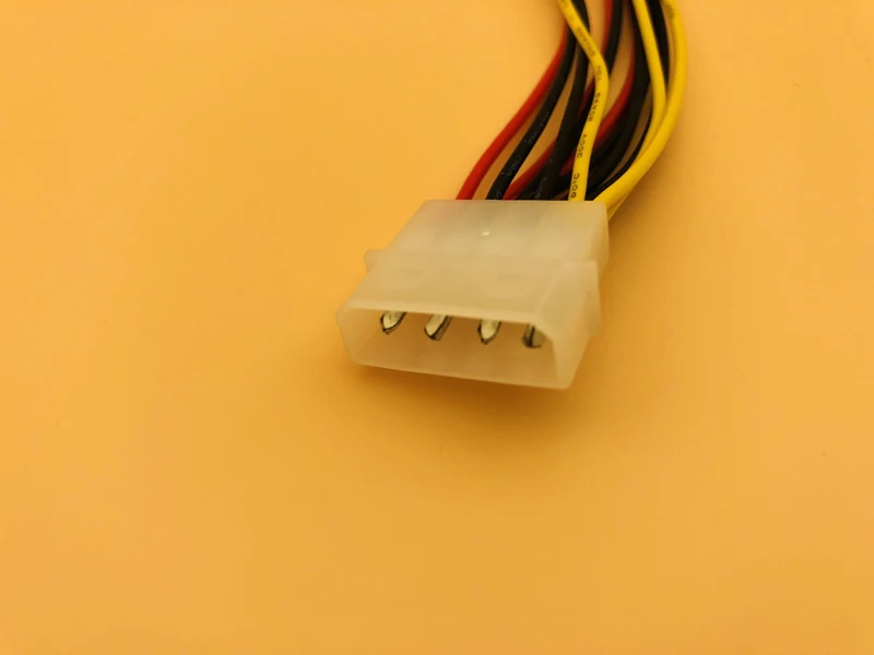 Высококачественные Кабели питания с 4 контактным разъемом Molex Male на 3 портовый