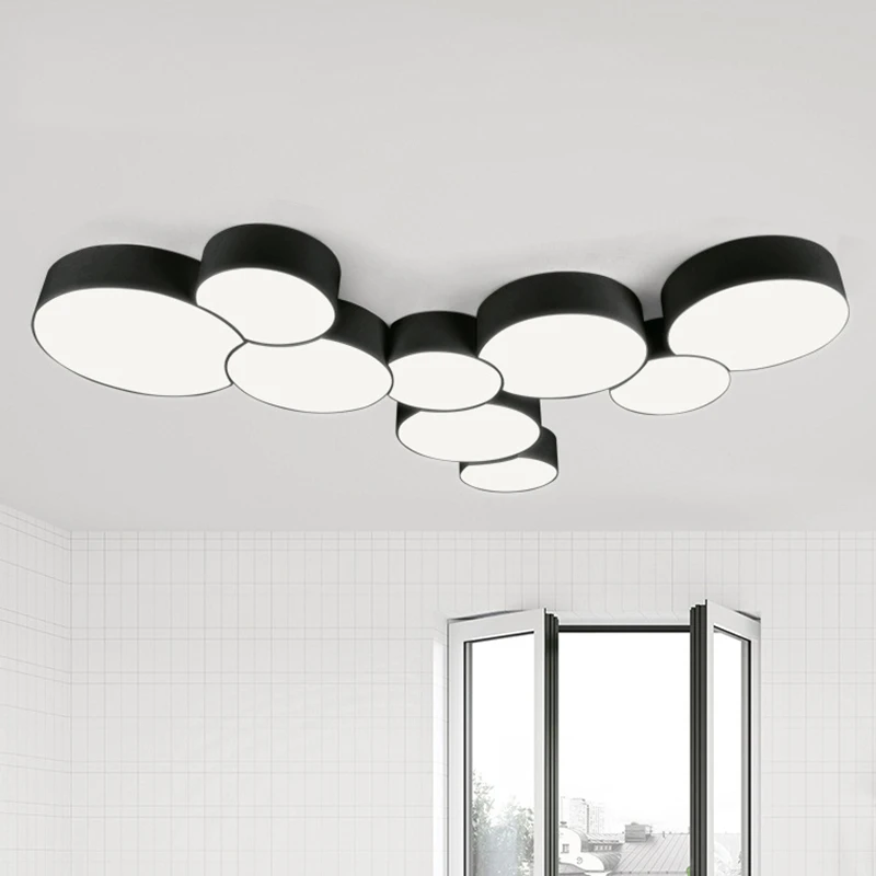 Современные светодиодные Потолочные светильники Творческий сделай сам акрил