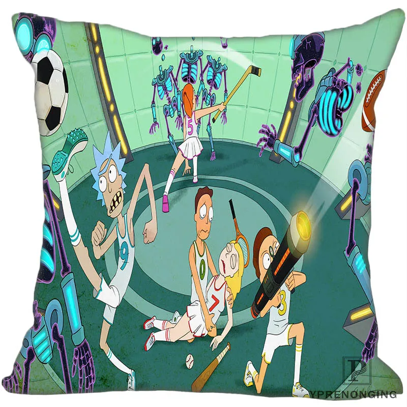 Square Pillowcases Заказная Красивая наволочка Rick and Morty Art квадратная Наволочка на молнии(с одной стороны) 180522-17-30 - Цвет: Square Pillowcases