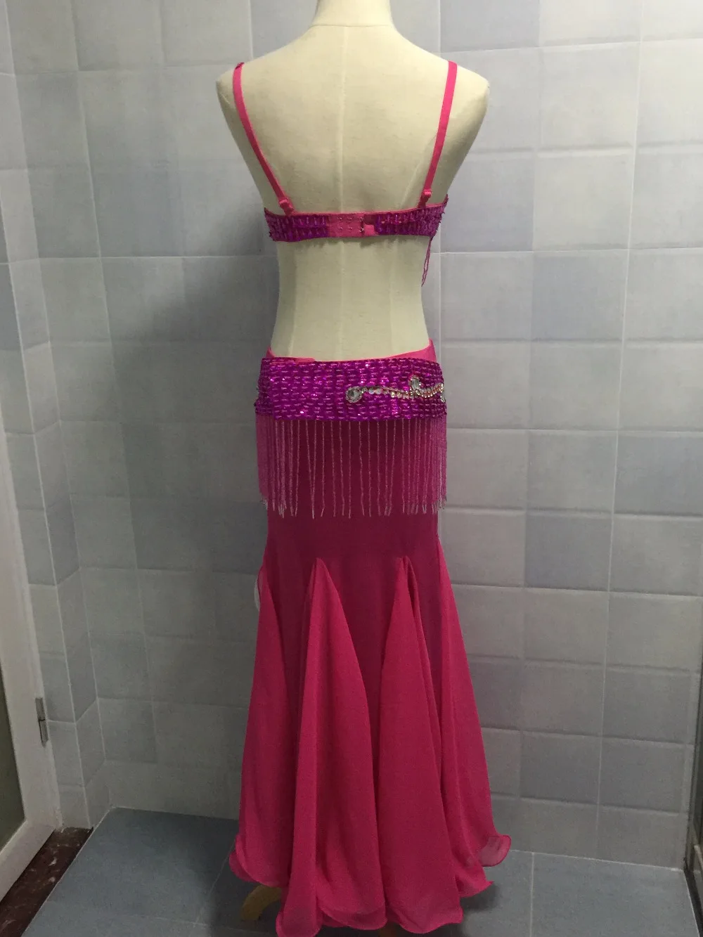 Костюм для танца живота Bellydance индийский цыганский костюм одежда с бюстгальтером