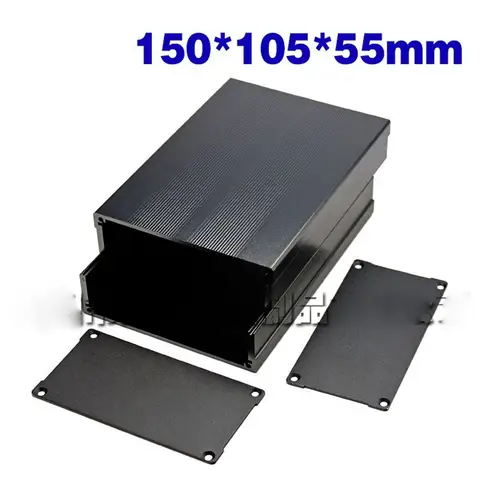 150x105x55 мм алюминиевый корпус PCB корпус охлаждающий бокс чехол разделенный тип - изображение