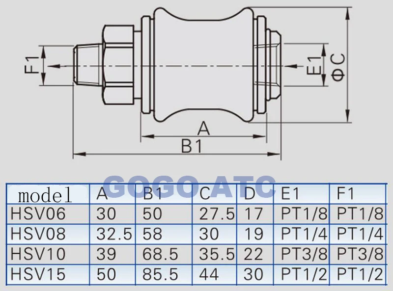 SMC тип фитинги HSV10 резьба Rc 3/8 Скользящие переключатели ручной скользящий клапан