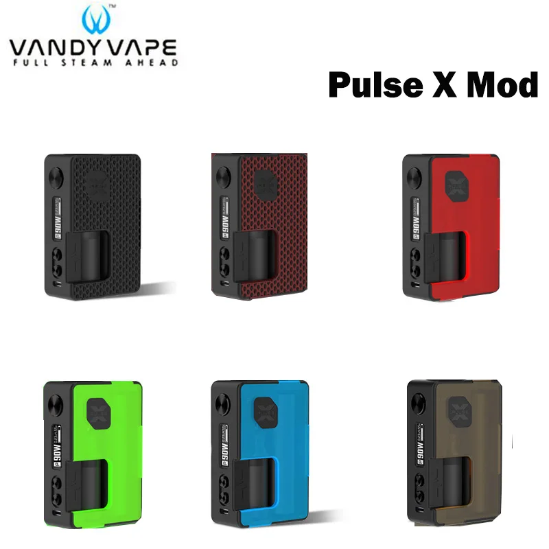 Оригинальный vandy VAPE Pulse X Mod питание от 18650/21700/20700 батареи Макс 90 Вт Подходит для