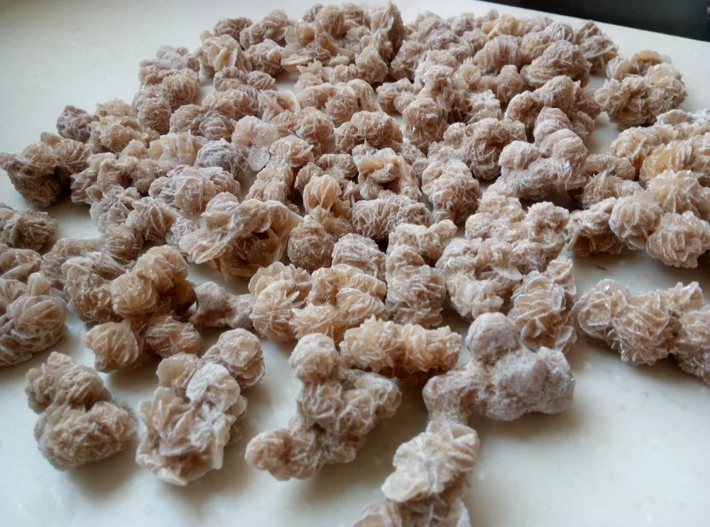 1/4 фунт пустынный розовый кристалл гипсовый песок розы минеральный образец из