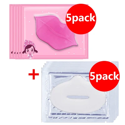 10Pack style 9 EFERO коллагеновая маска для губ, патчи для губ, увлажняющий, отшелушивающий насос для губ, забота о губах, 3-15 пачек - Цвет: 10Pack style 9