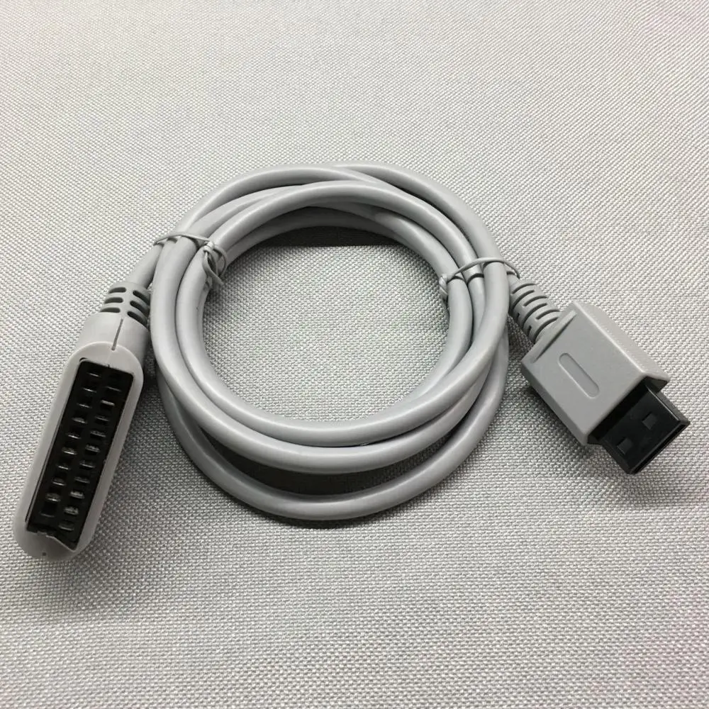 FZQWG EU вилка для игровой консоли Nintendo Wii PVC RGB Scart видео 720 p/1080i HD HDTV AV