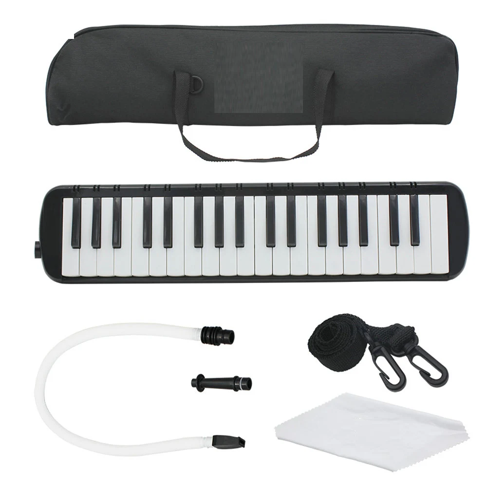 Free shipping for Beginners 37 Key Style + Oxford Bag Playing 58cm Musical Instrument midi keyboard Harmonica Melodica Piano |