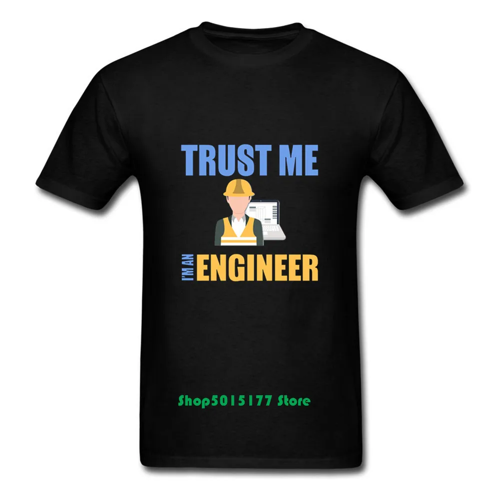 Мужские футболки с коротким рукавом из 100% хлопка Trust Me I'm An Engineer весна лето