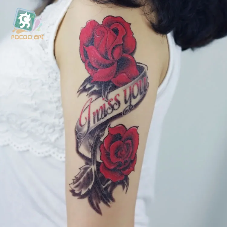 Женское боди арт с цветами 20 х10 см|flash tatoo|tatoo stickerfake flash |
