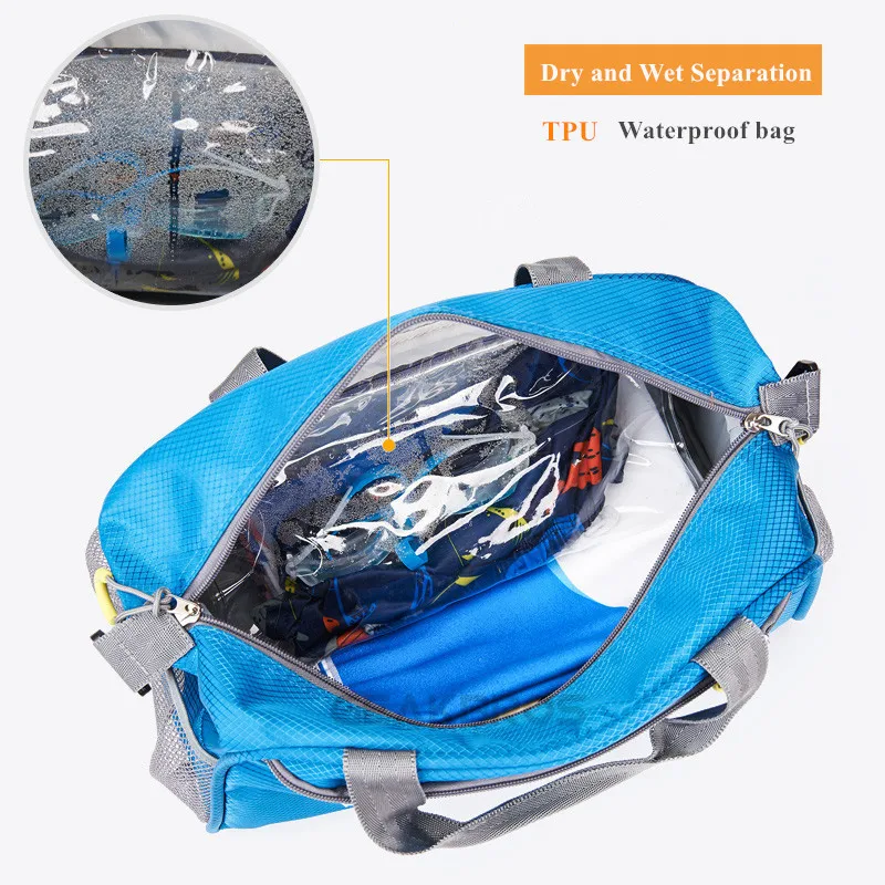 Водонепроницаемая спортивная сумка для фитнеса тренировок йоги портативные