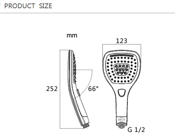 Touchtone водопад многофункциональная ручная душевая головка ванная маленький душ |