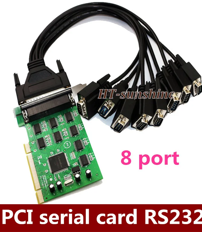100% Новинка и высокое качество 1 шт./лот 8 последовательный порт PCI выражение карты