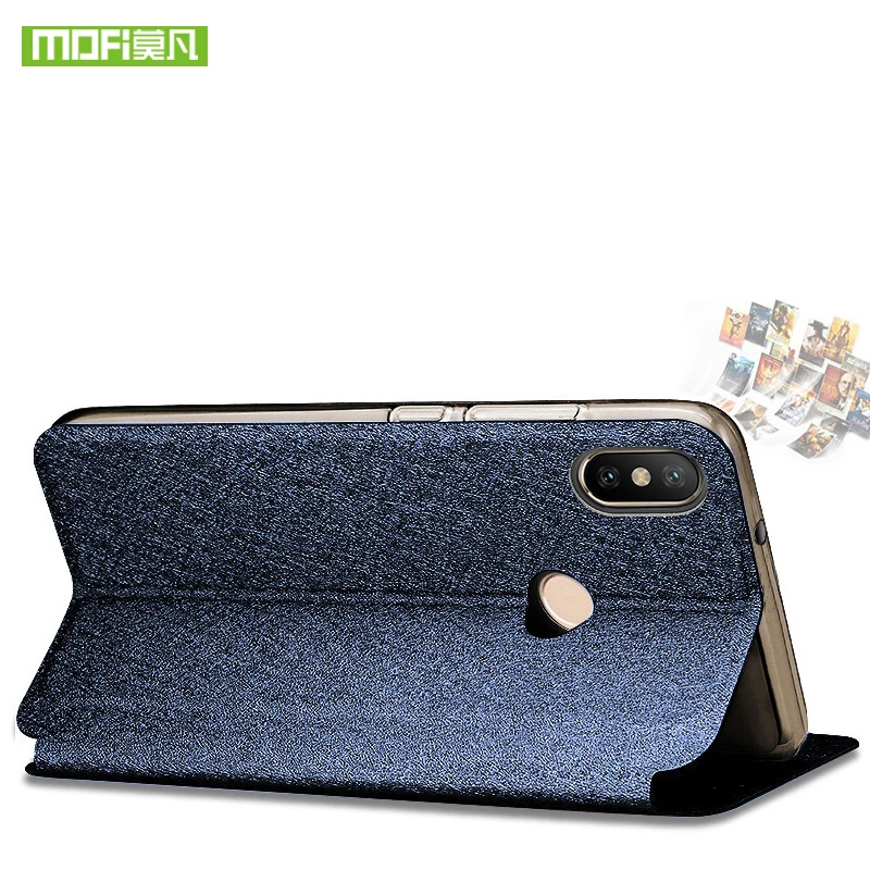 MOFI для xiaomi mi a2 чехол случае 6x крышка кремния ТПУ filp роскошные кожаные протектор