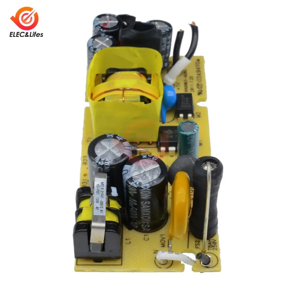 AC-DC 100 V-240 V 5V 2A 2000mA переключательный источник питания модуль перенапряжения Защита от перегрузки по току Защита от короткого замыкания Защита доска DIY модуль