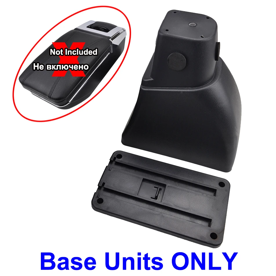 Подлокотник автомобиля подлокотник поворотный для Toyota bB 2000-2005 Scion xB 2004-2007 Центральная центральная консоль - Название цвета: Base Units ONLY